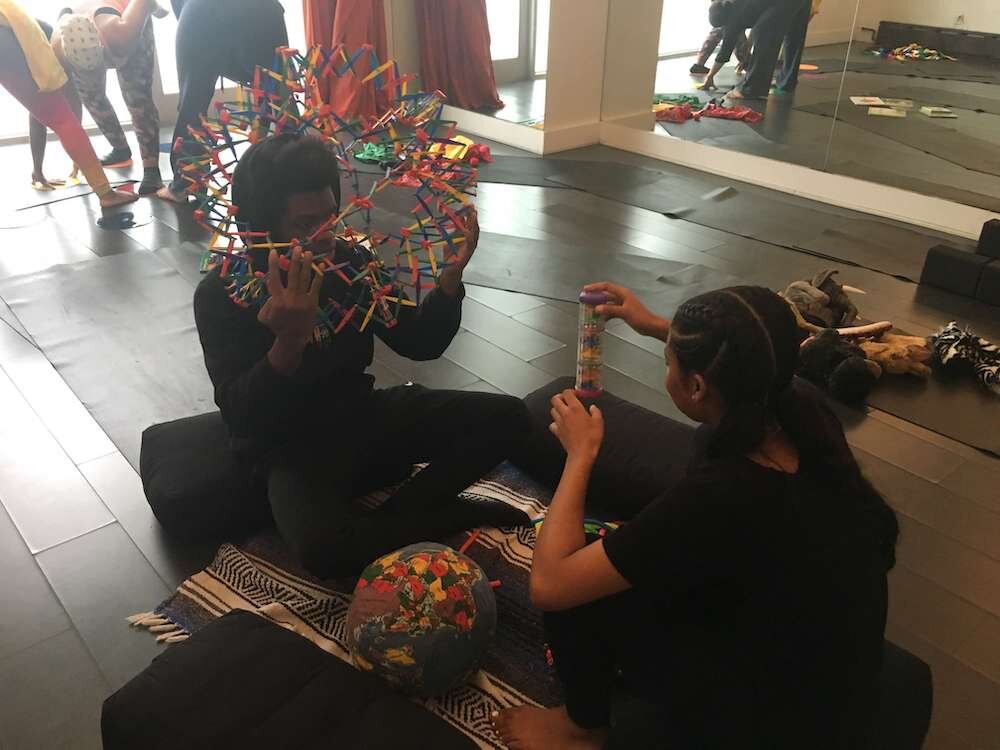 Breathing ball and other mindfulness activities and props for children (yoga teacher Trainees)