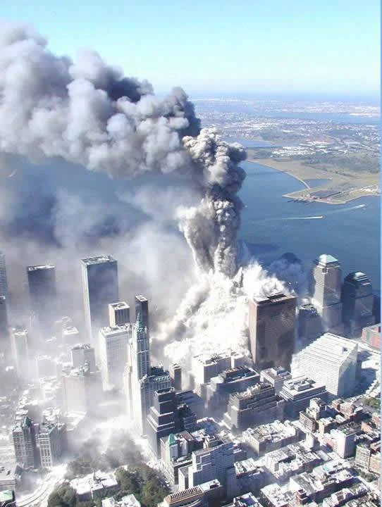 TruthWalkPicWTCNorthTowerCollapse.jpg