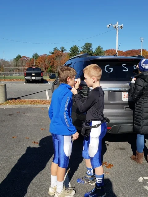 AJ and teammate, Coby getting in the SciCoh spirit!