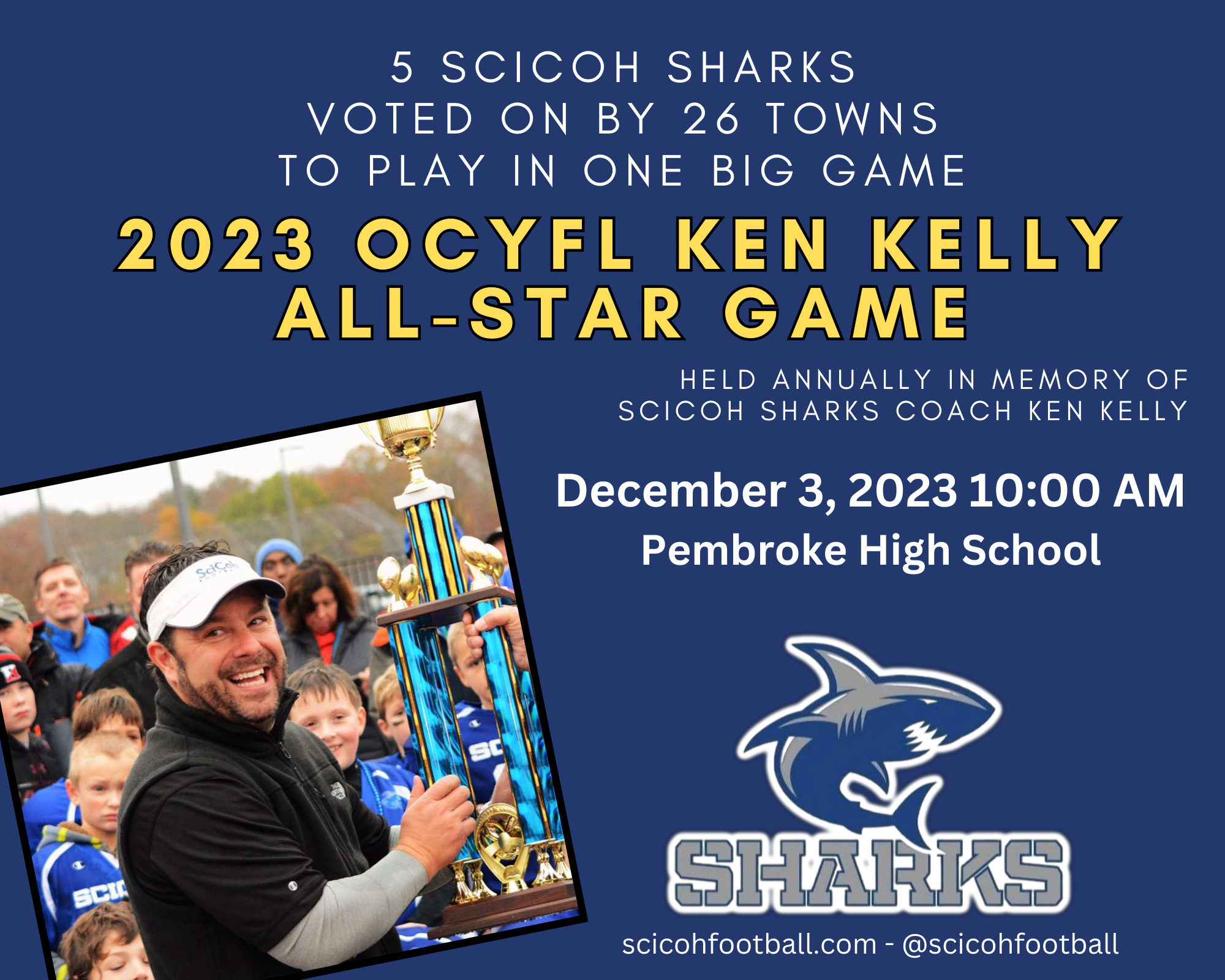 Grade 8 All Stars / Ken Kelly Game — SciCoh Sharks Youth Football