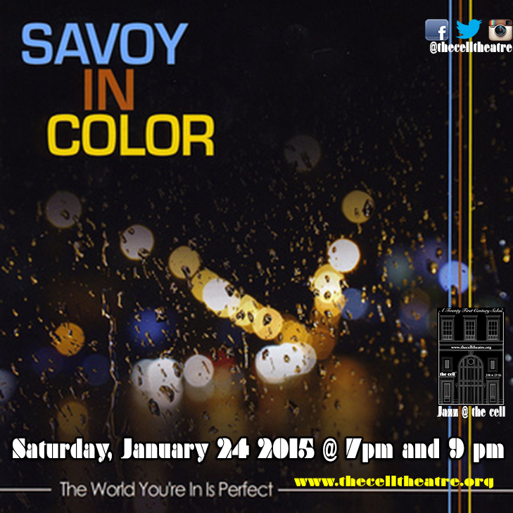 Join us for Savoy In Color's first event of 2015 and experience lush jazz, sonorous blendings of melodic horns and swinging rhythms. This troupe of top NYC musicians, headed by composer-arranger Ben Cockerham, create some new spirited sounds. Their live performances are something else! Originals written by Cockerham for the group are interspersed with jazz classics, laced with stylings inspired by the incredible Gil Evans-Miles Davis collaborations of the 1950s & '60s. …with a horn section featured on Ghostface Killah's just-released album 36 Seasons ! Savoy In Color hits the highs, both solo and in ensemble. . . In these moments, The World You're In Is Perfect . SAVOY IN COLOR is: Ben Cockerham (Piano) Britton Matthews (Vibes), Joe Ancowitz (Lead trumpet, Flügelhorn), Geoff Countryman (Alto Sax), Gary Pickard (Baritone Sax), Damian Peters (Bass), Dave Previ (Drums) http://savoyincolor.bandcamp.com/releases
