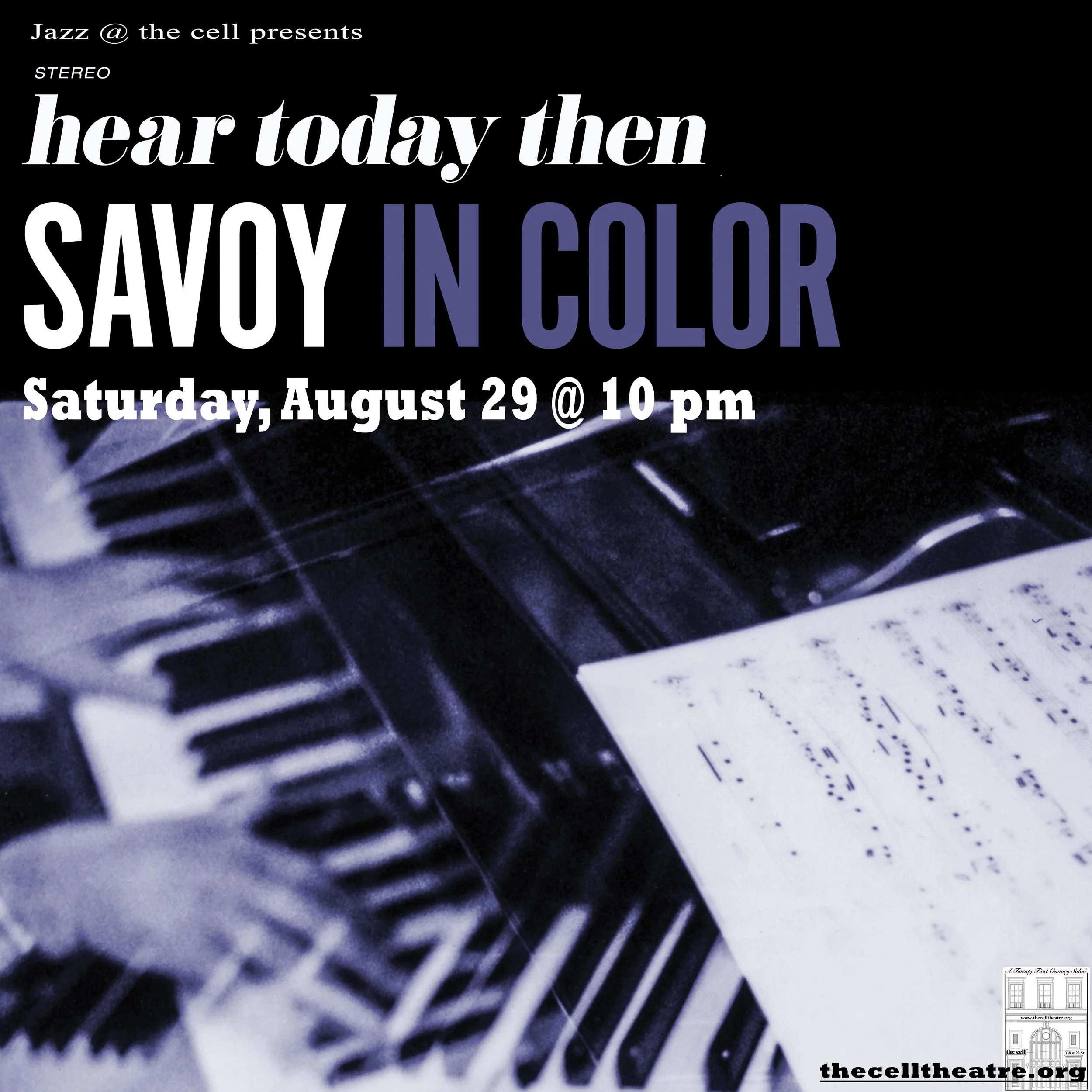 It was Miles Davis's recording of "Springsville" that bred the primary inspiration for Ben Cockerham's jazz ensemble, Savoy in Color: A large horn ensemble, playing lush and dissonant harmony, with support only from bass and drums, and space. That's the essence of Savoy In Color's 2013 EP The World You're in Is Perfec t, with its instrumental jazz tracks that harken back to the Gil Evans-Miles Davis collaborations of the 1950s & '60s. Cockerham takes it higher with a follow-up 2015 EP recorded Live at Zeb's Place in NYC, with producer-engineer Saul Rubin. Hear Today Then features three horns supported by a rhythm section, and add to the mix Cockerham on piano and Britton Matthews on vibes...offering three more Cockerham originals and a new arrangement of Cole Porter's "Night and Day." You'll want to play it on your hi-fi.