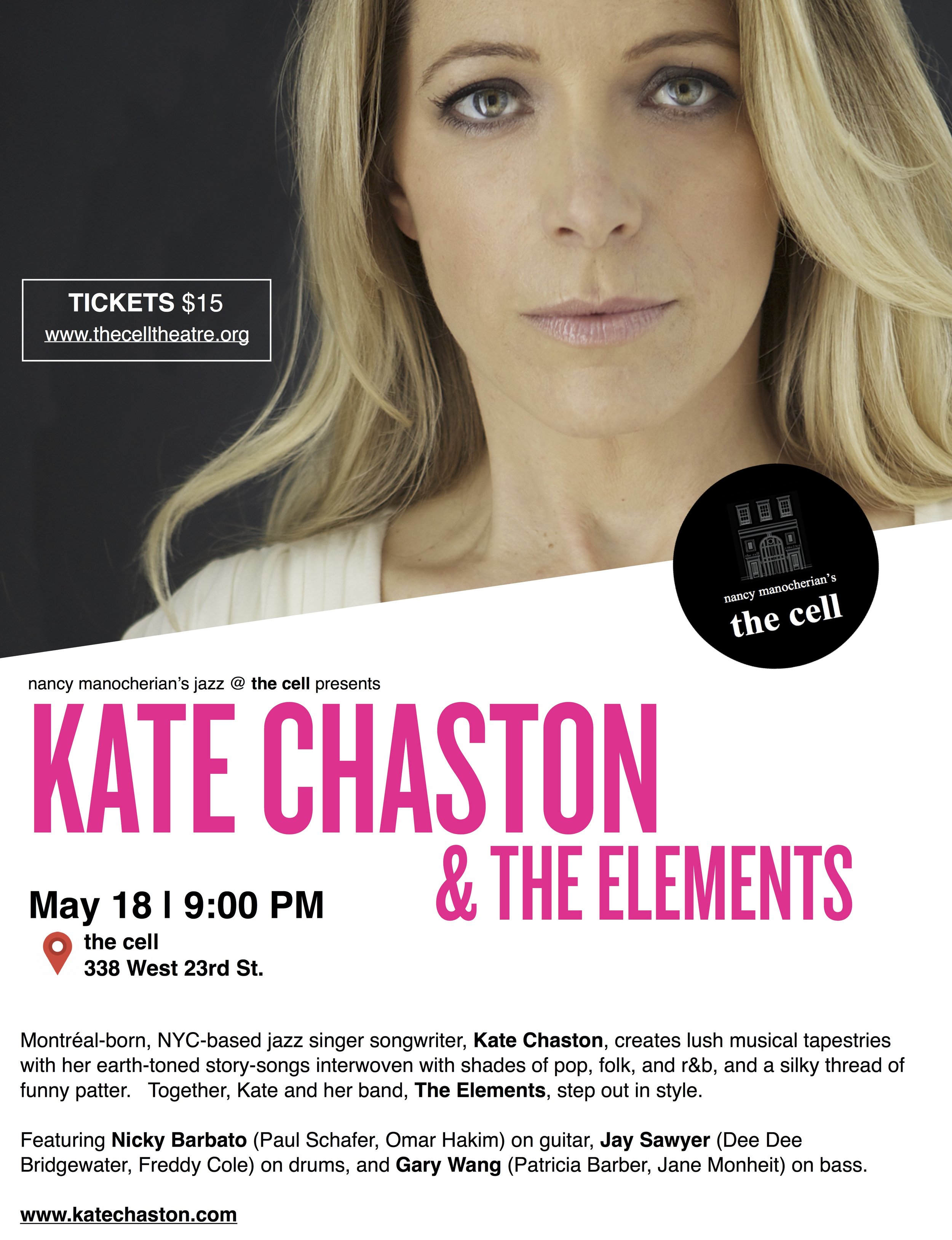 KATE CHASTON & THE ELEMENTS — the cell