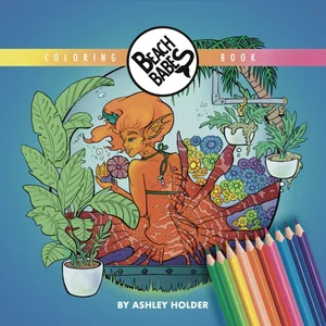 Download Beach Babes Coloring Book Aqua Ink Graphics