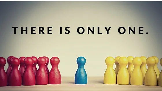 There is only One.