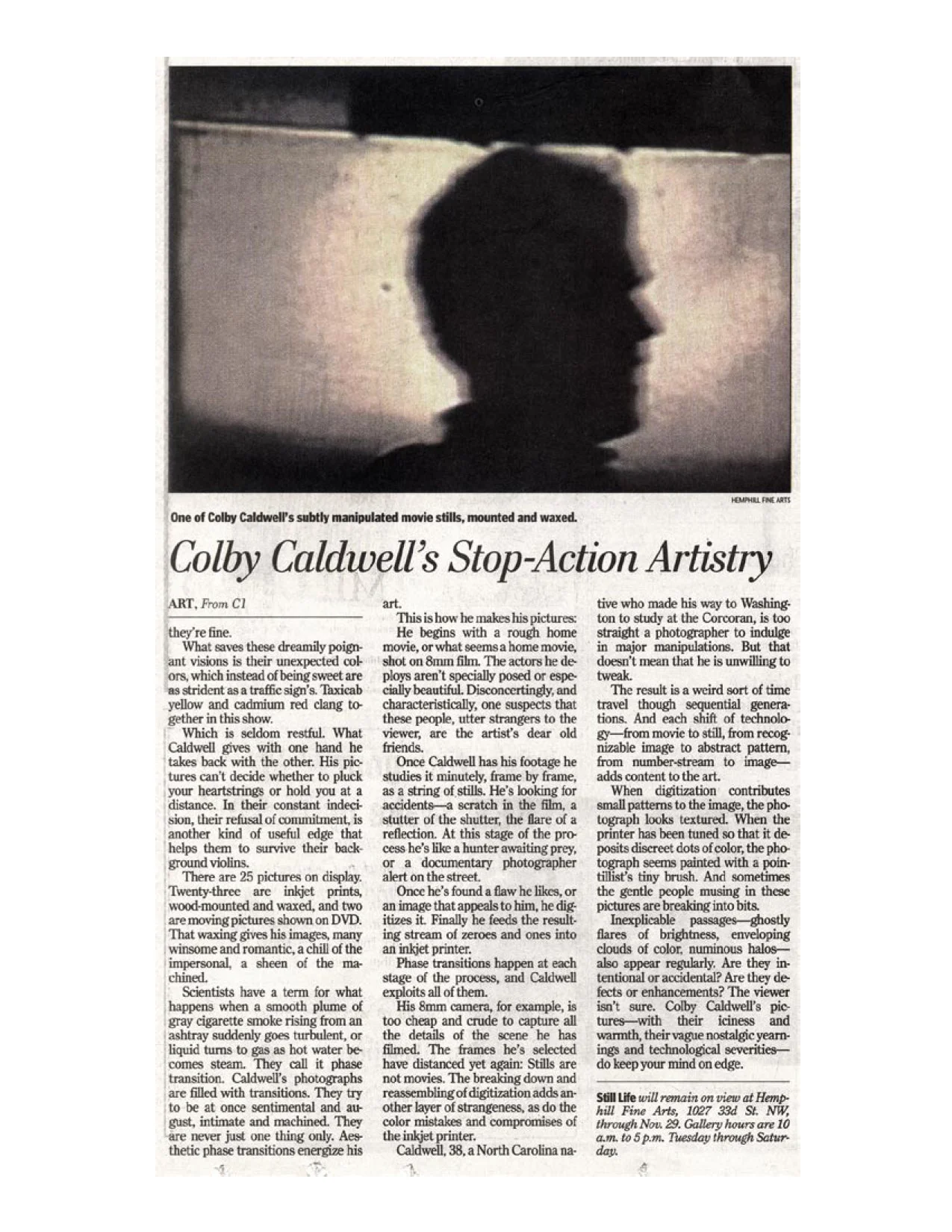 still life review - Washington Post