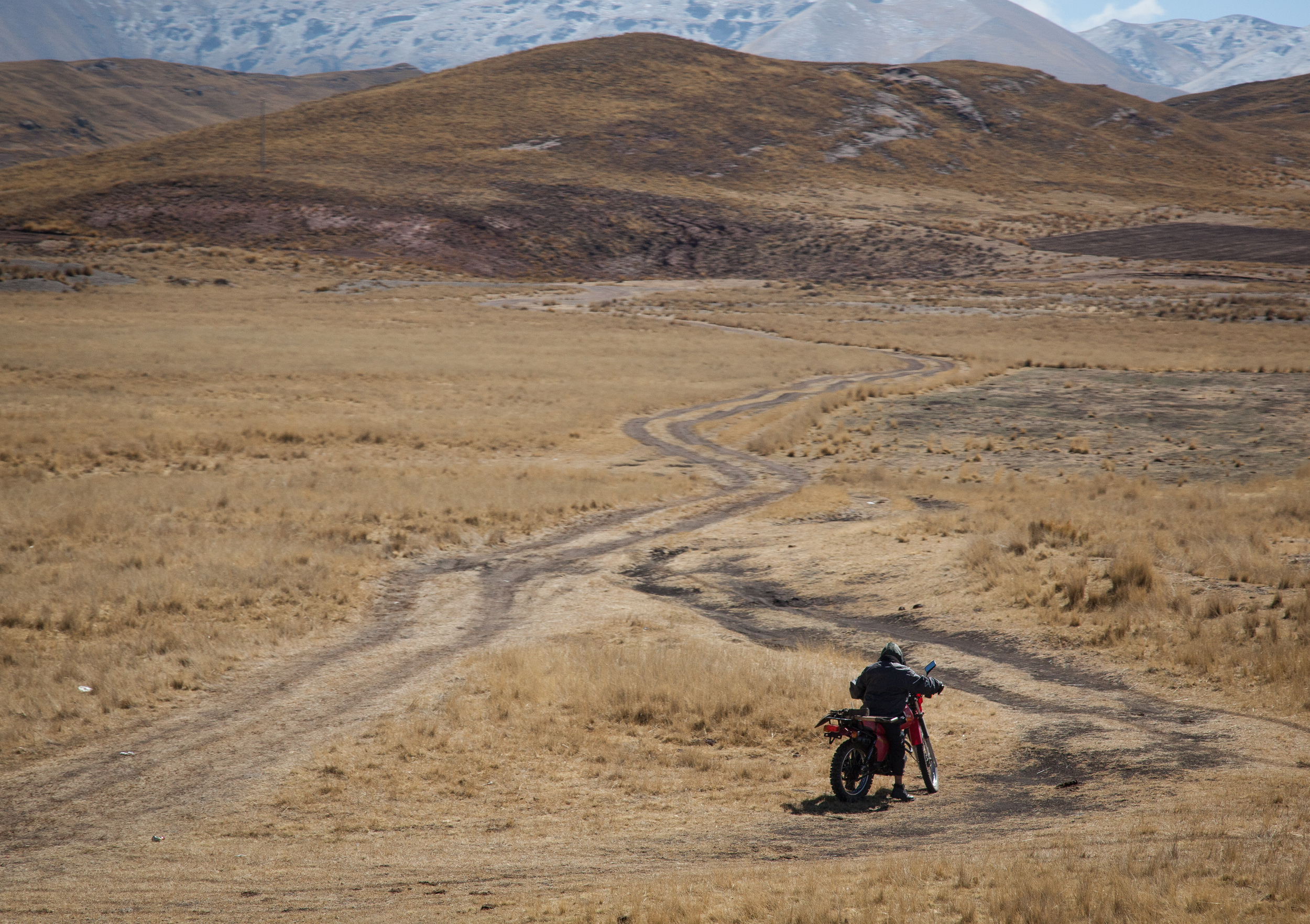 Motorcycle somewhere north of Pucara
