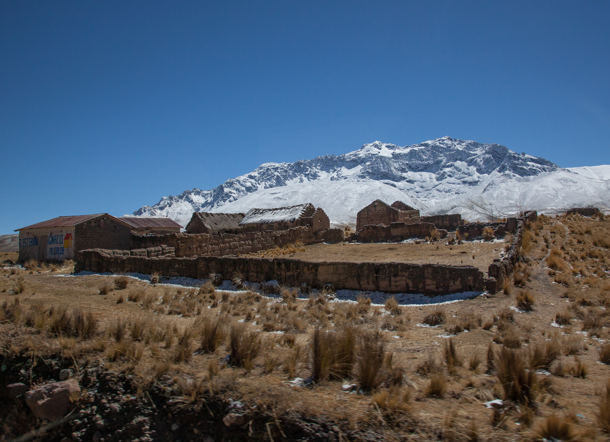 Farm with the mountain, Khunurana, in the background.