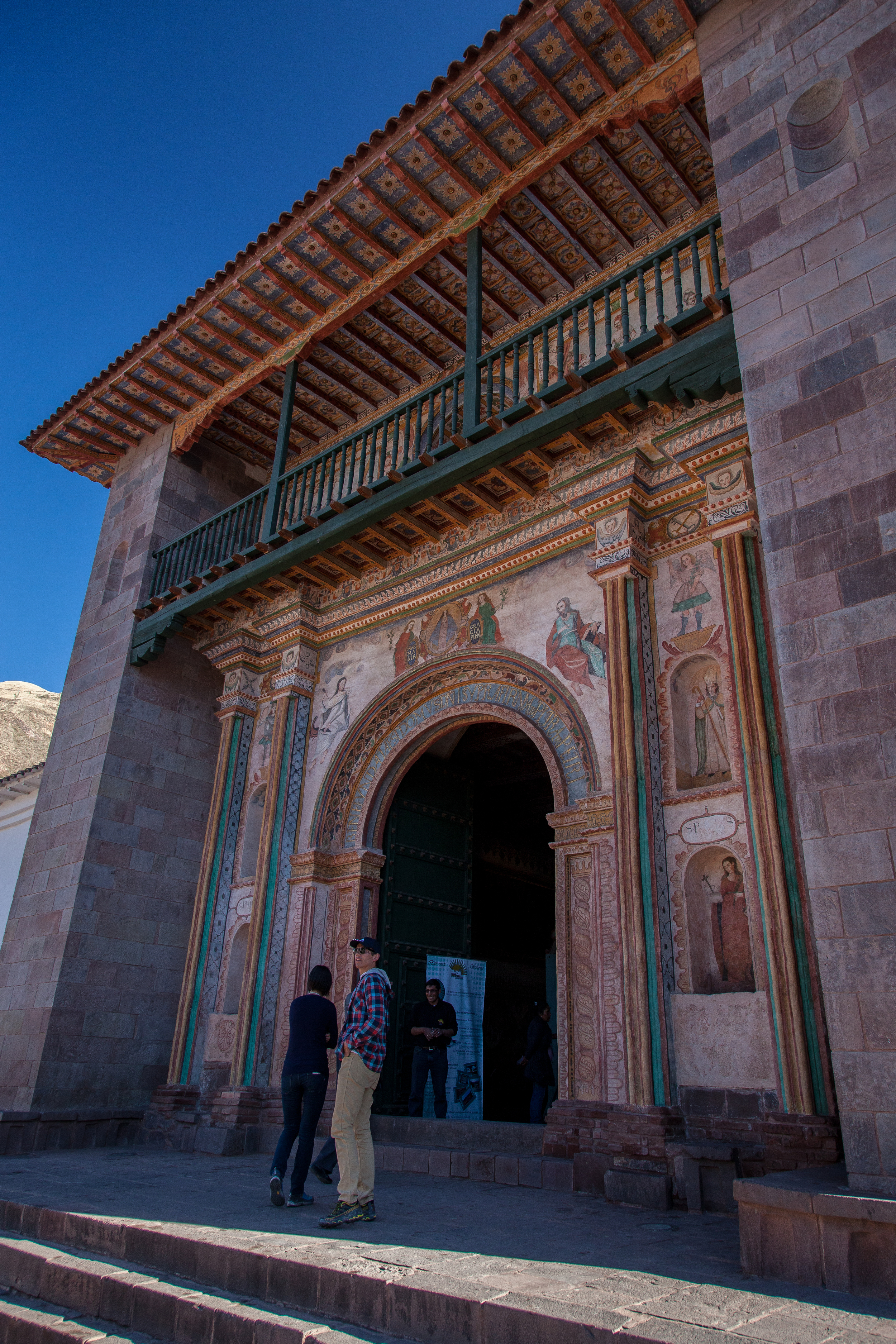 Ornate entrance to Iglesia de San Pedro, Andahuaylillas