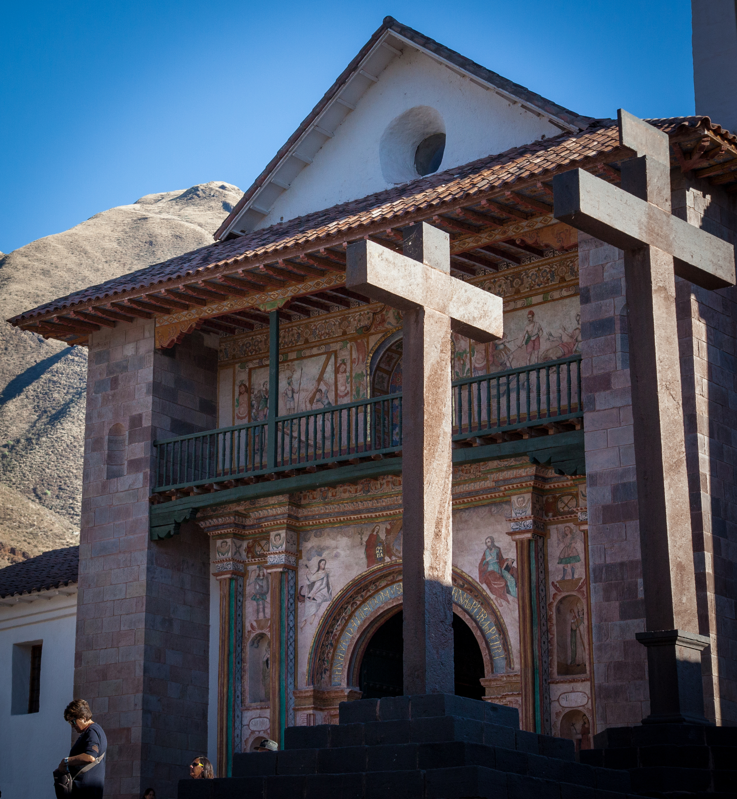 Crosses at Iglesia de San Pedro, Andahuaylillas