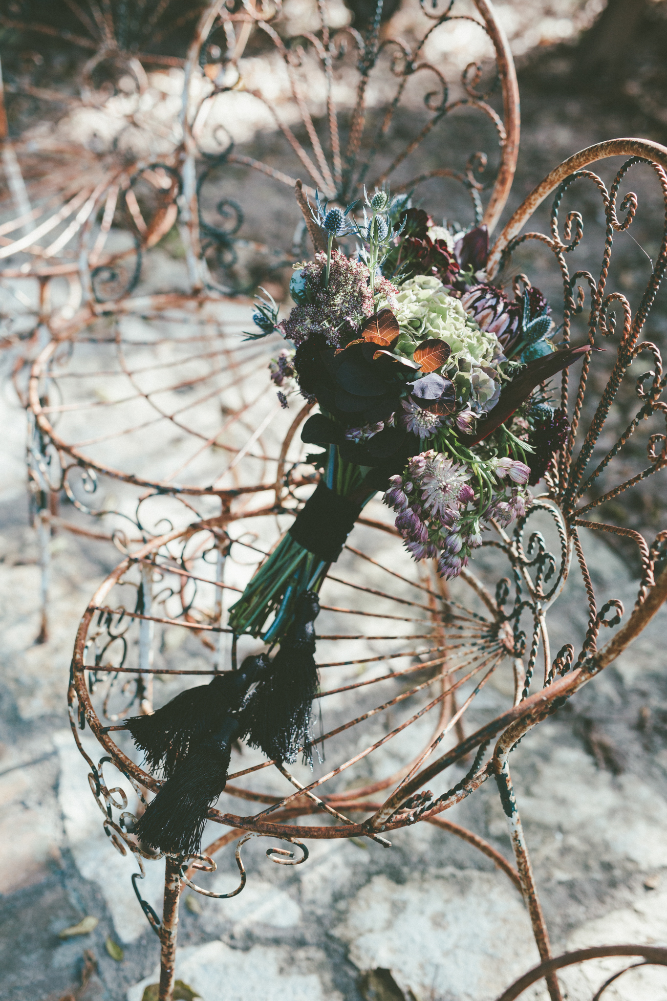 Moody + Witchy Styled Halloween Elopement Photography at Sekrit Theatre - Austin Wedding and Elopement Photographer