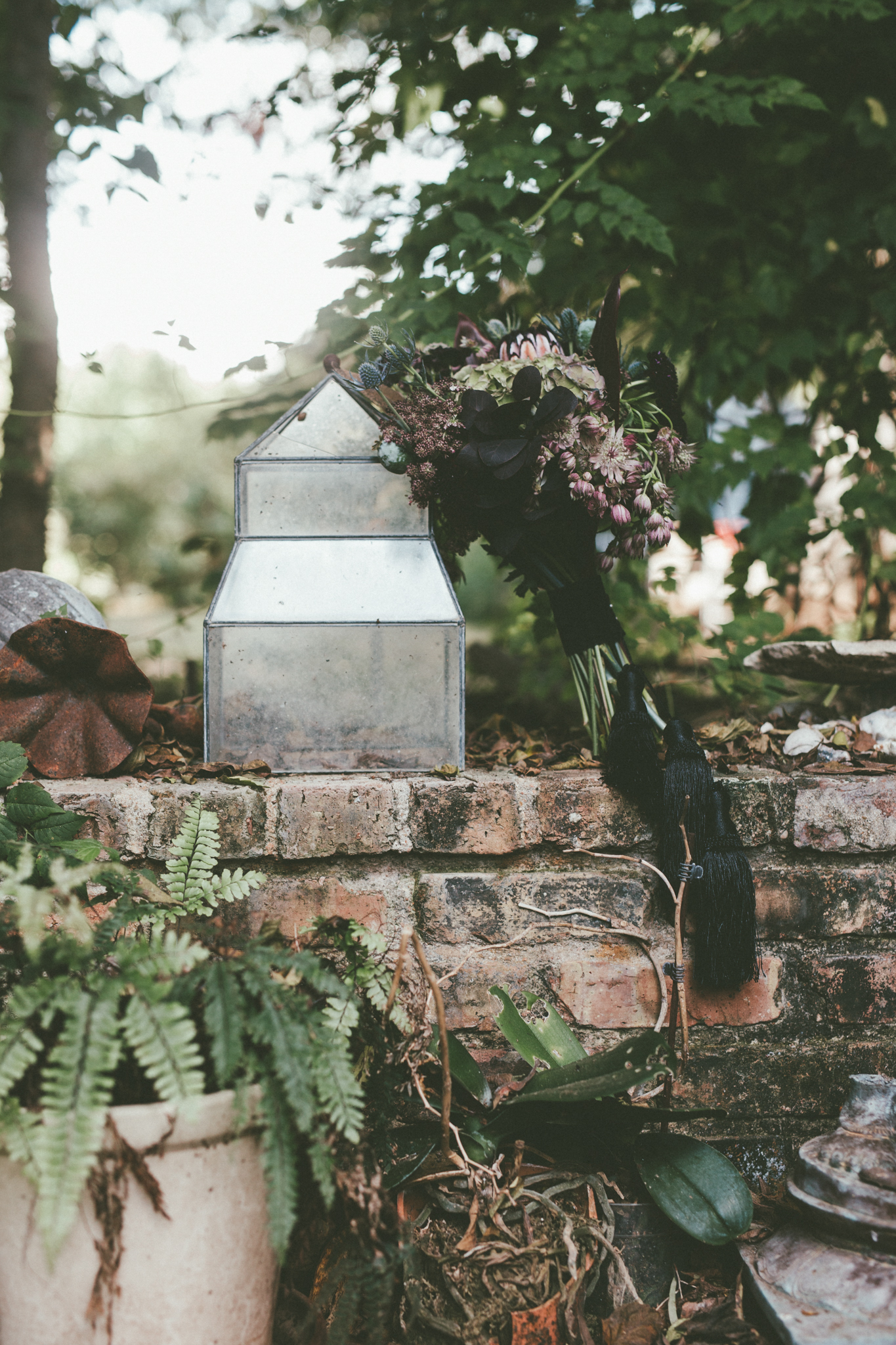 Moody + Witchy Styled Halloween Elopement Photography at Sekrit Theatre - Austin Wedding and Elopement Photographer