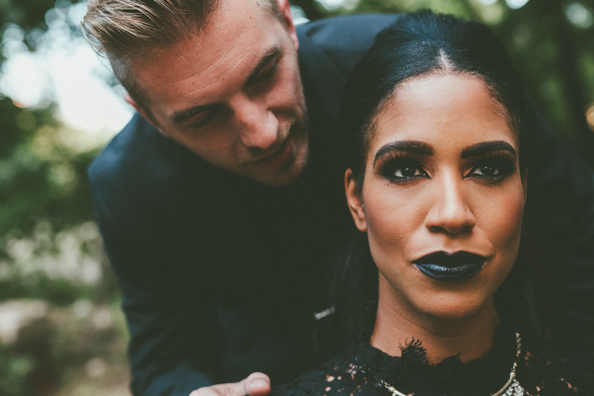 Moody + Witchy Styled Halloween Elopement Photography at Sekrit Theatre - Austin Wedding and Elopement Photographer