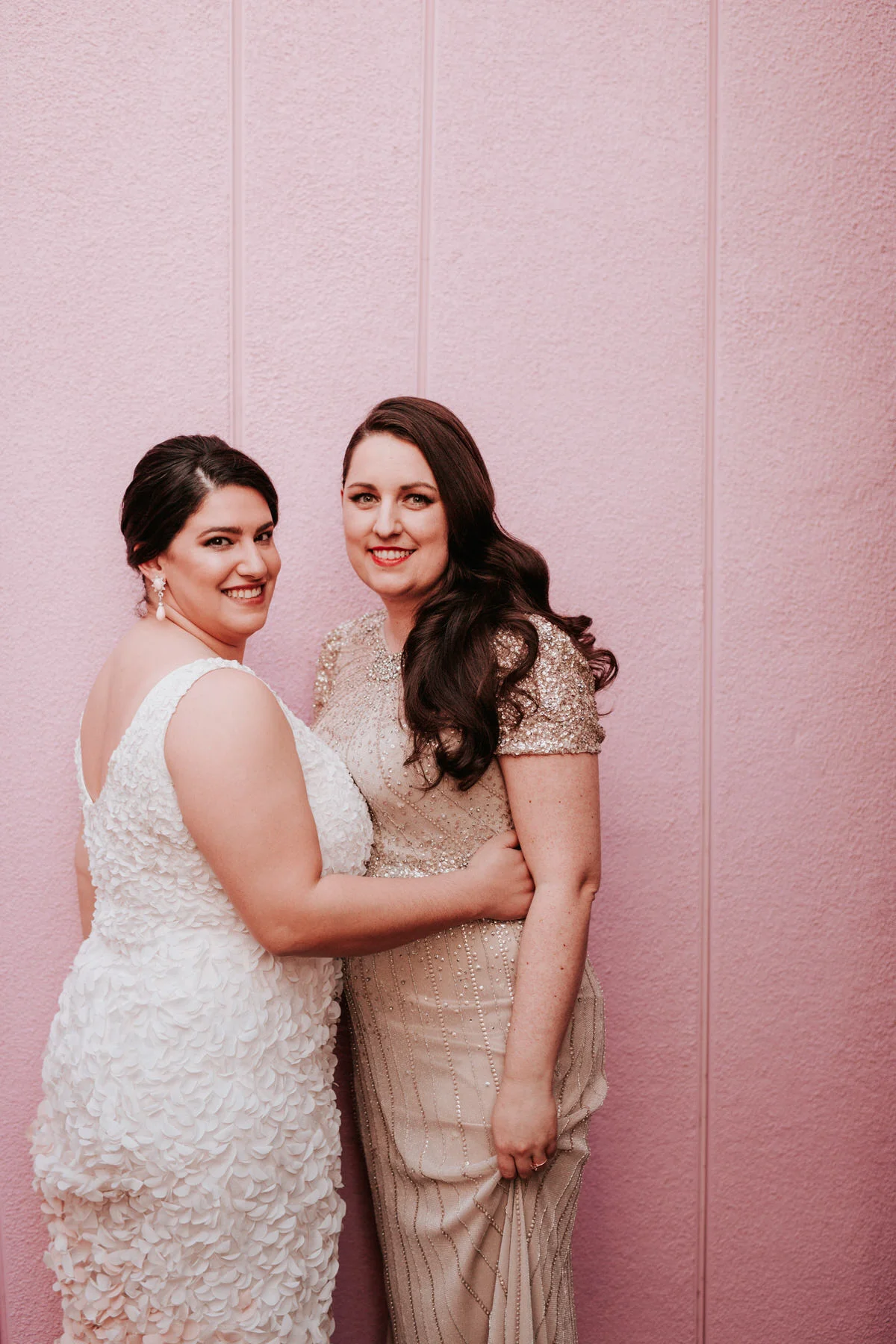 Two brides at Palm Springs wedding