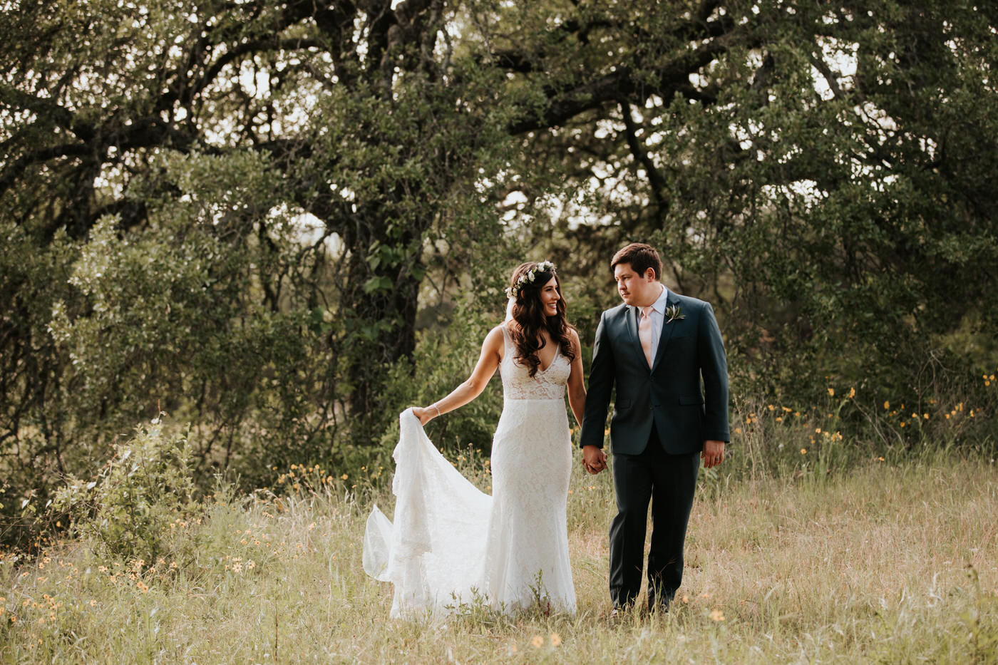 Bride and groom at Thurman's Mansion wedding