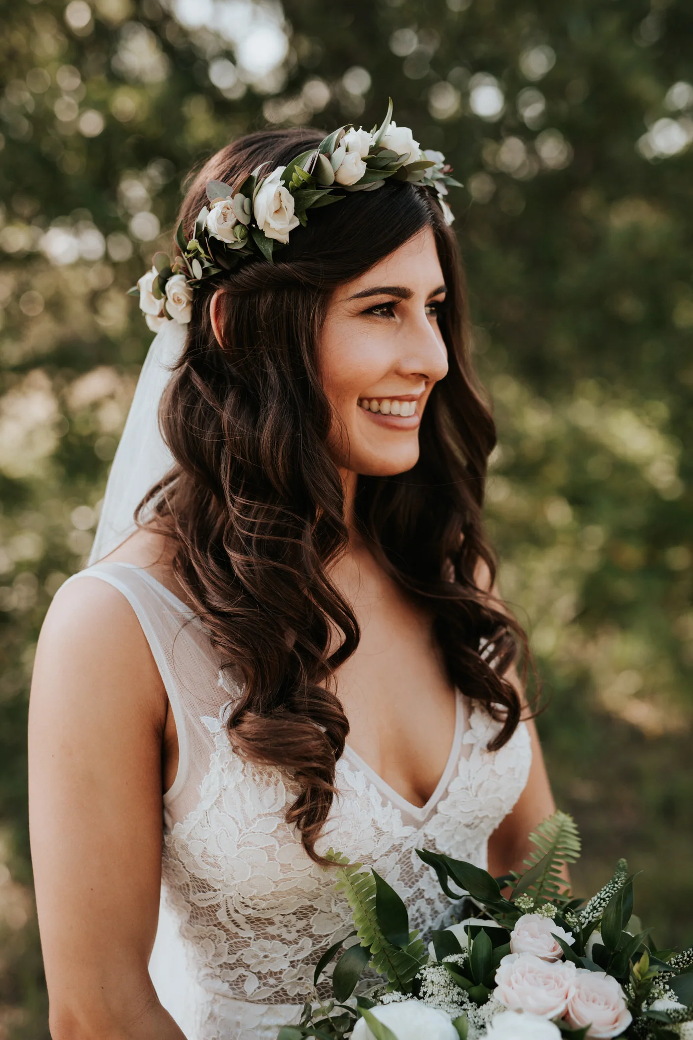 Bride at Thurman's Mansion wedding