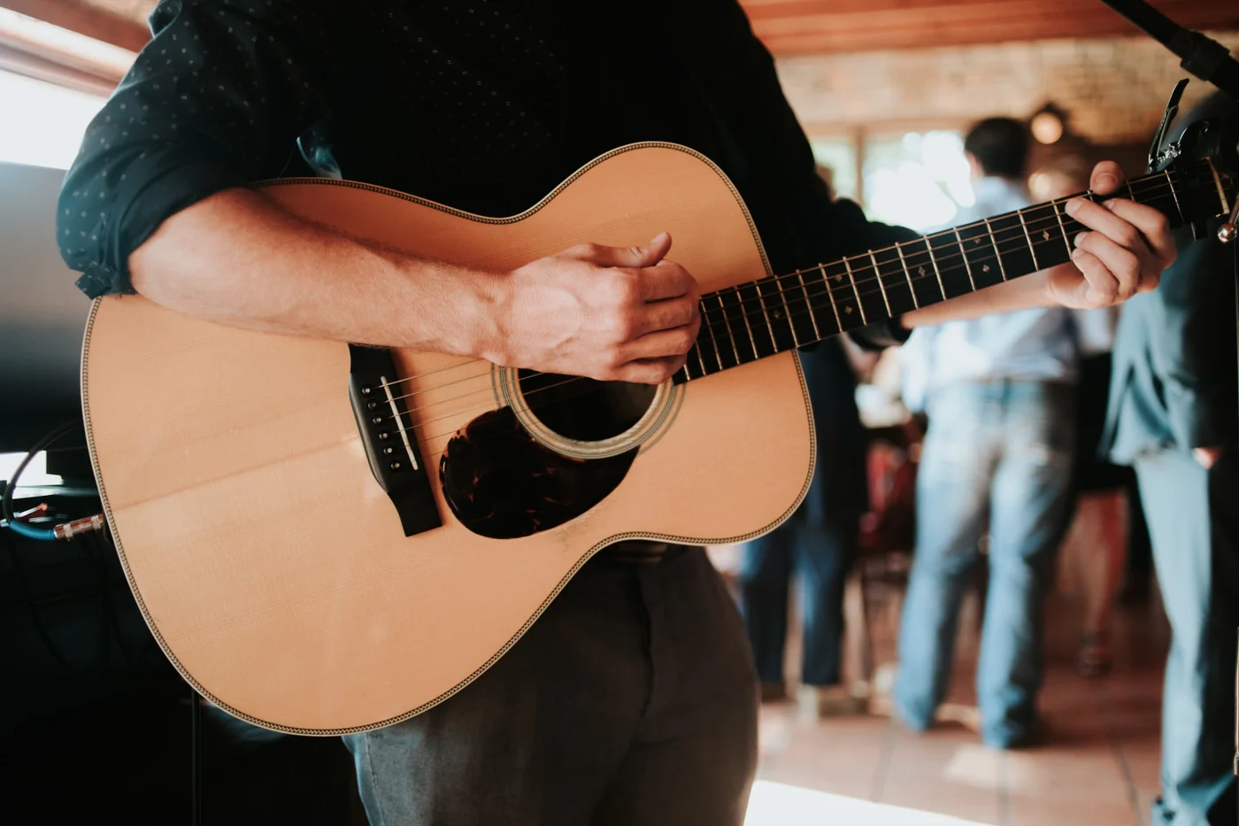 Guitar at wedding reception
