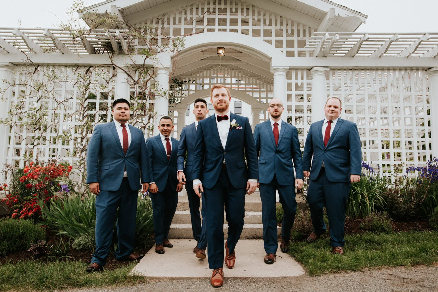 Bride and groom at Portsmouth New Hampshire wedding