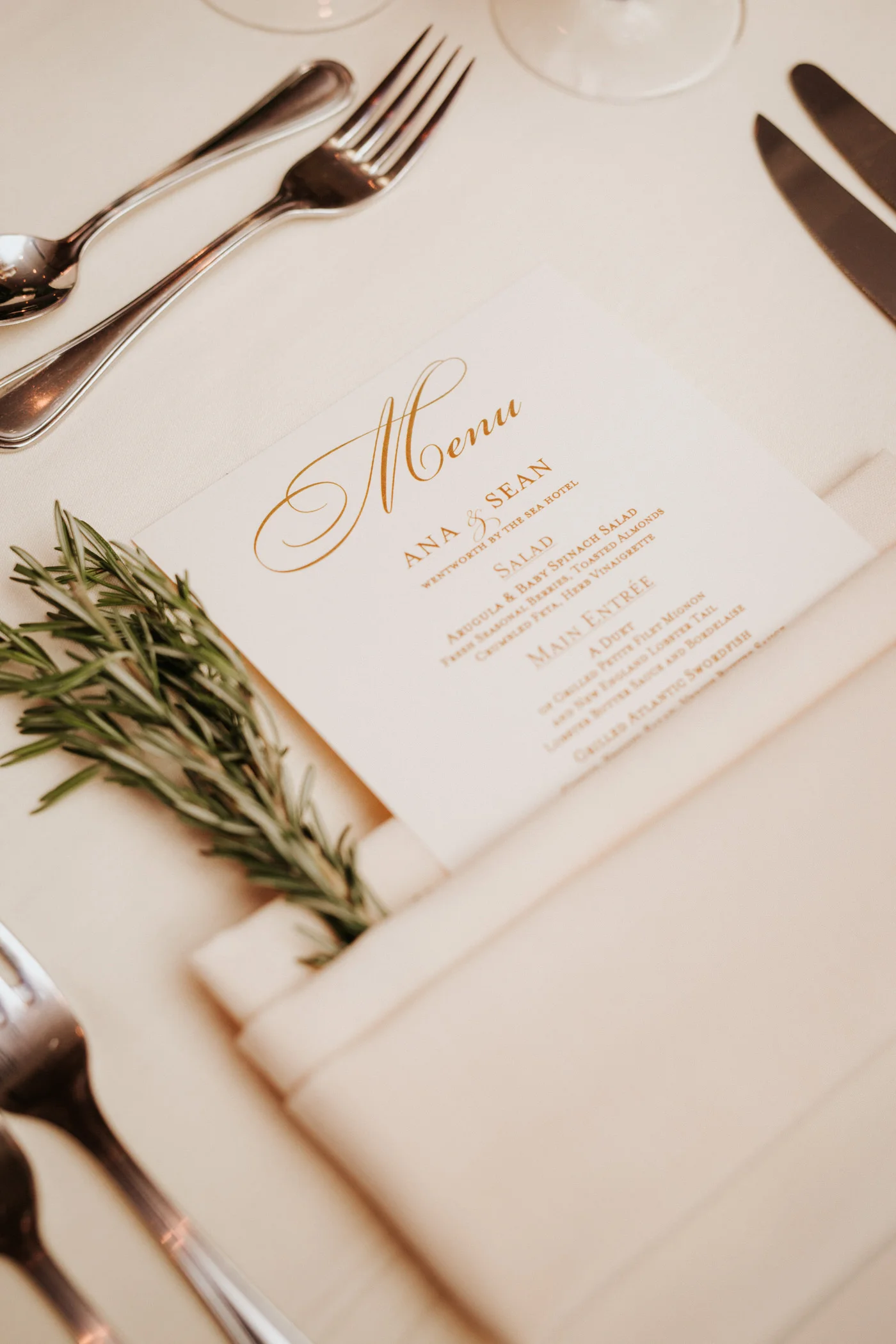 Decor at Portsmouth New Hampshire wedding