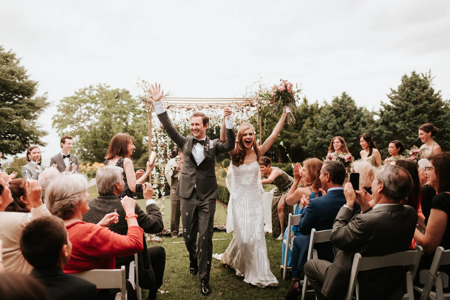 Eolia Mansion glamour wedding ceremony