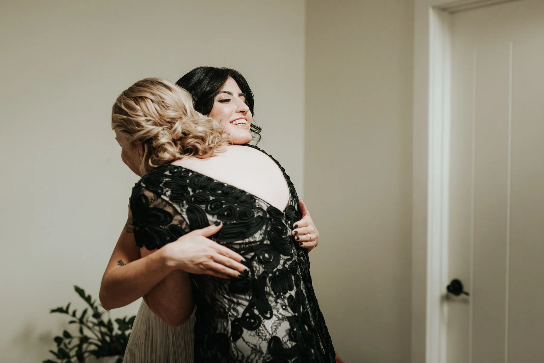 Bridal party before wedding at One Eleven East