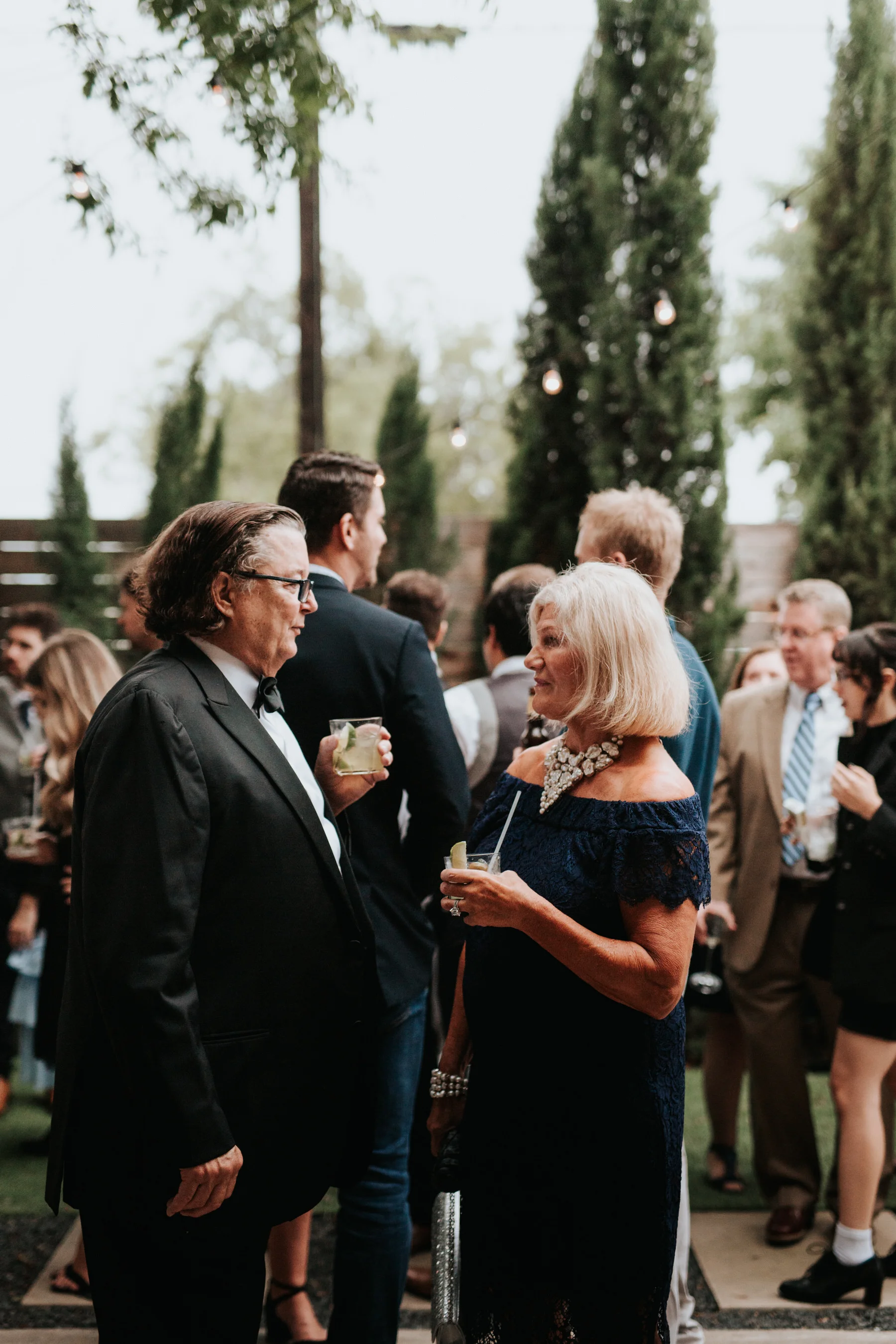 Guests at One Eleven East wedding