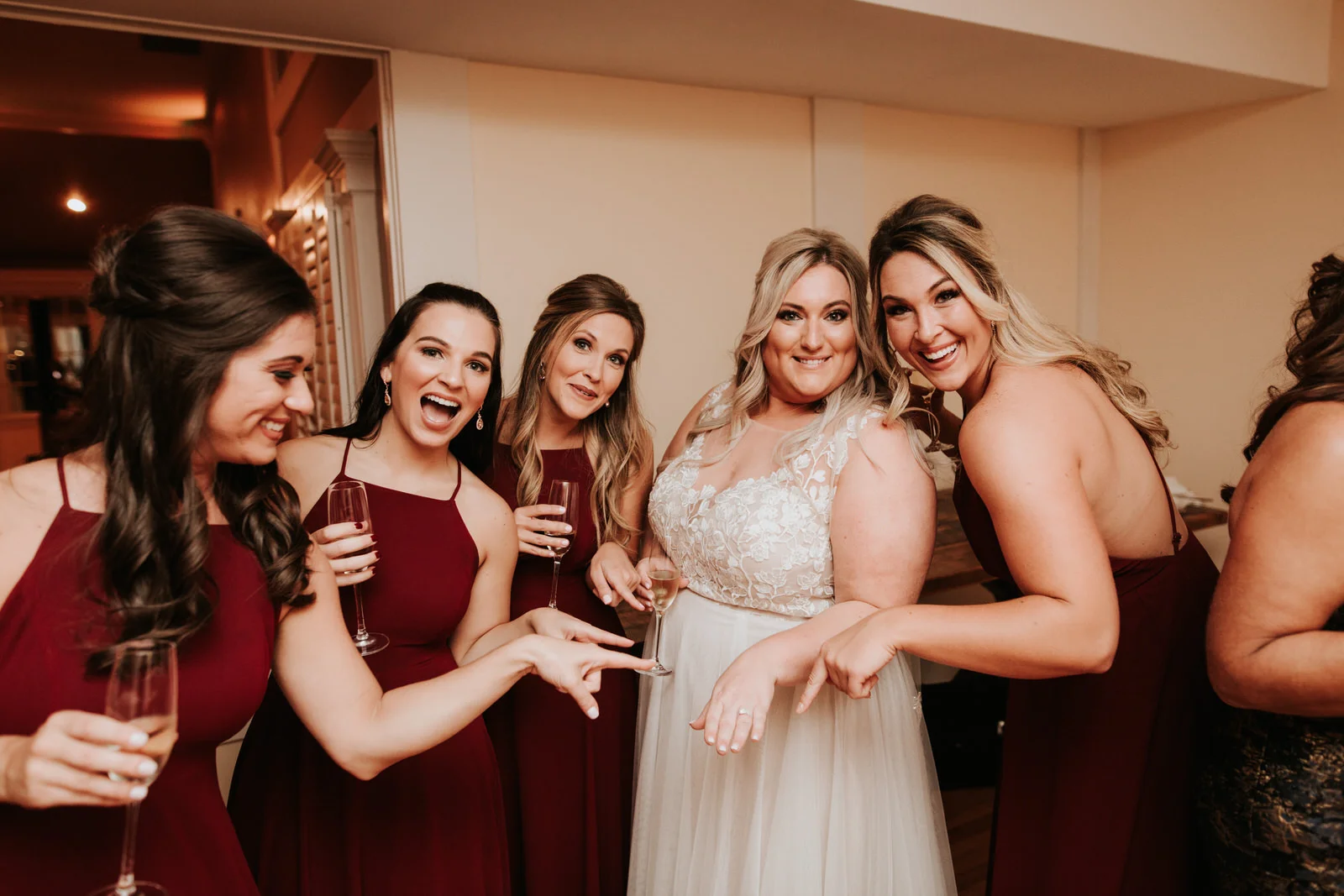 Bride and groom at Old Daley Schenectady wedding