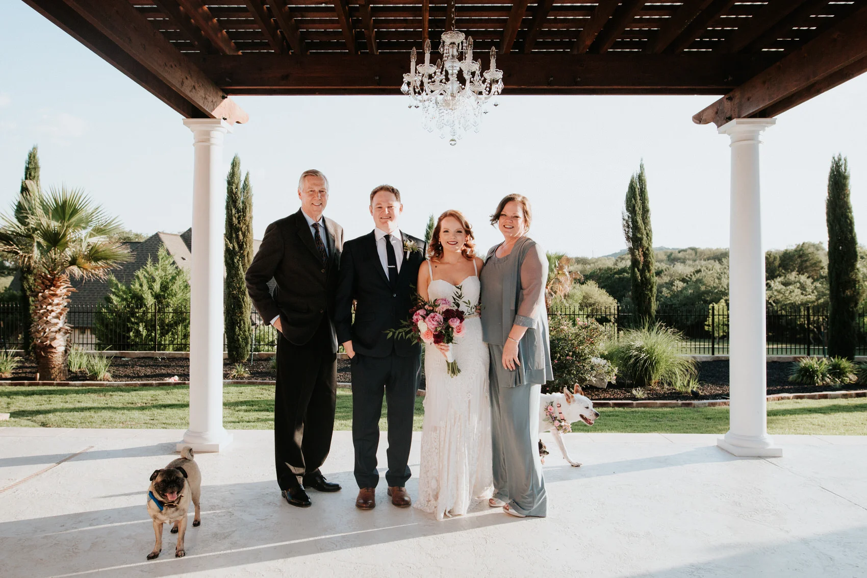 Austin luxury backyard wedding