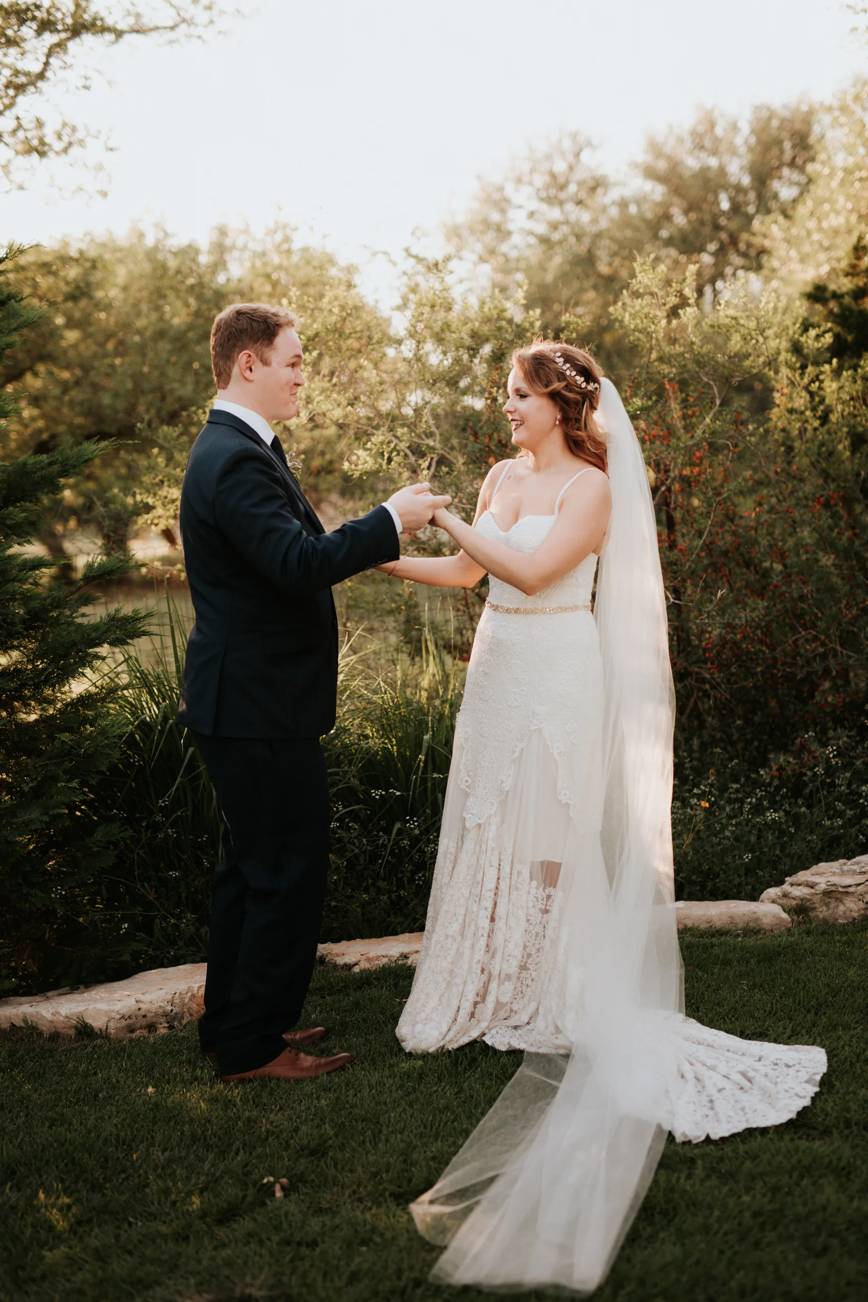 Austin luxury backyard wedding