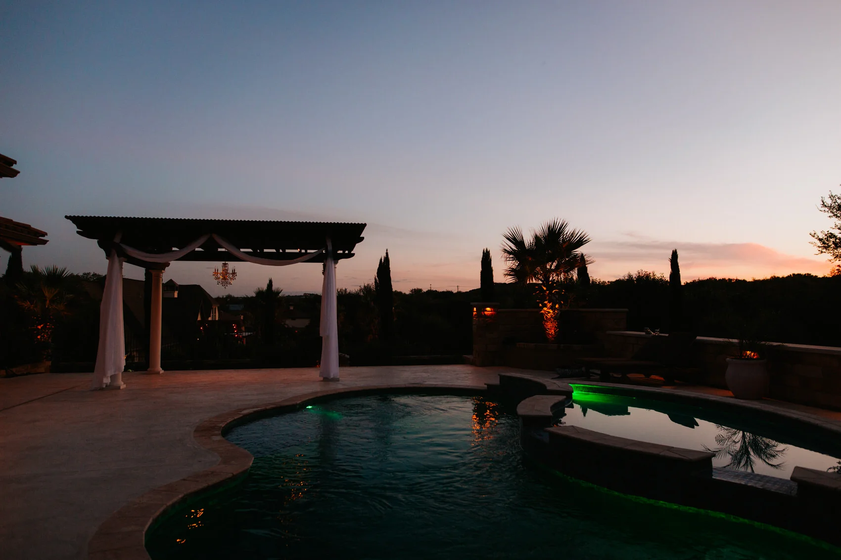 Austin luxury backyard wedding