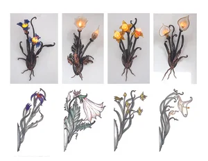 Fleury Sconces and original sketches, 2013