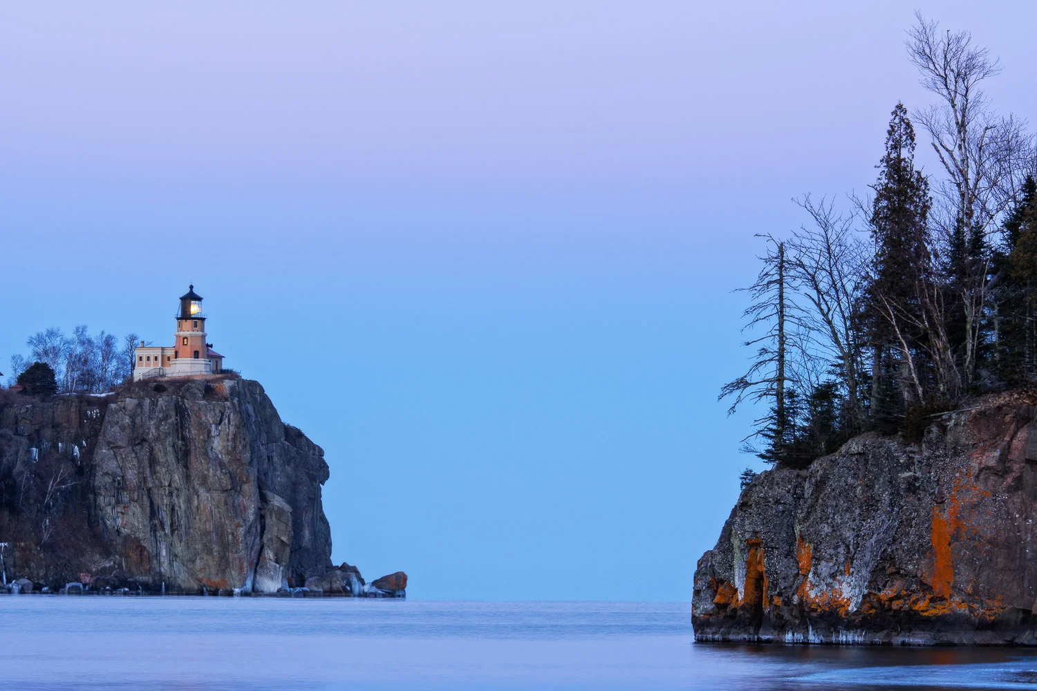 Split Rock after Dark - Lake Superior, MN Nikon D810 + Nikon 70-200mm f/2.8 VRII