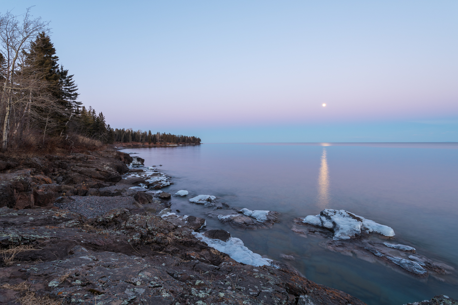 Moonrise on Lake Superior Nikon D810 + Nikon 16-35mm f/4 VR