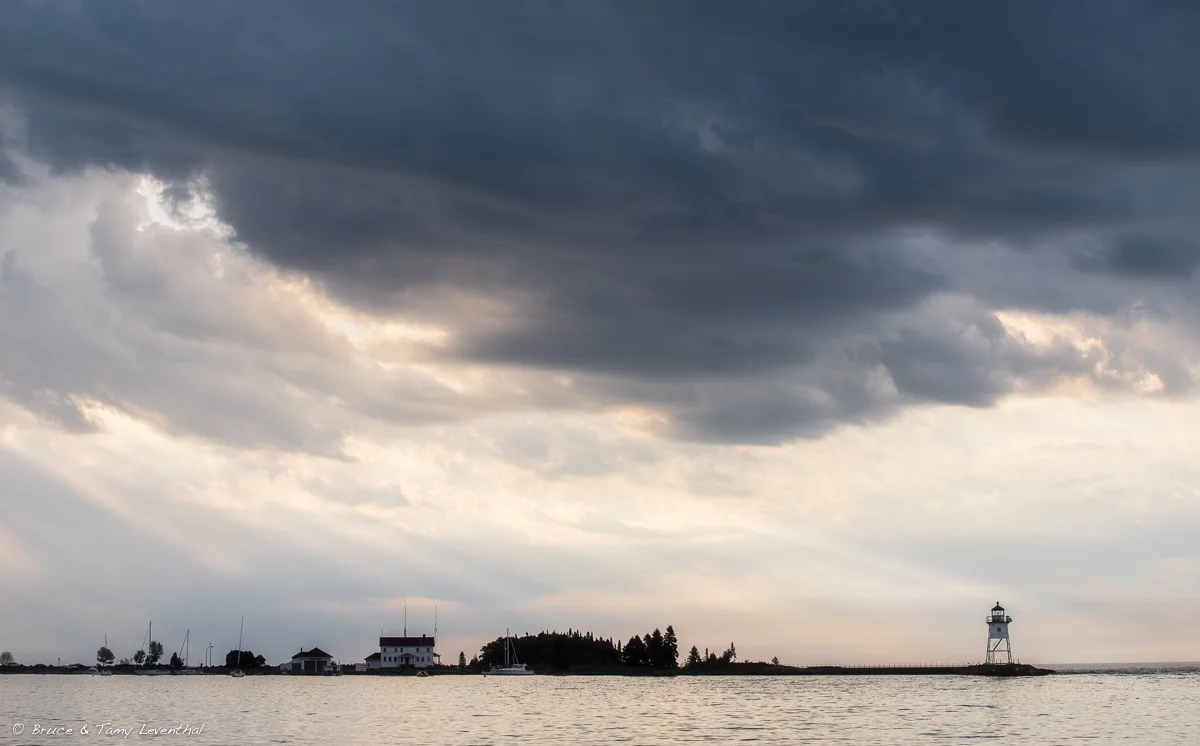 Storm over the Grand Marais Lighthouse, Grand Marais MN Nikon D810 / Nikon 70-200mm f/4VR / Gitzo Mountaineer Tripod w/ Induro BHL3 Ball Head