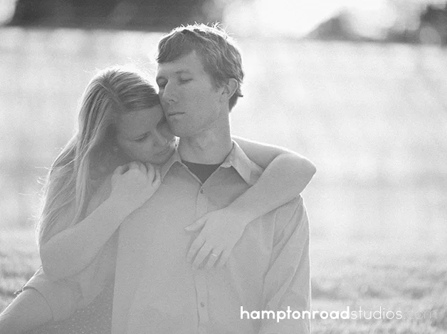 engagement leaning on shoulder