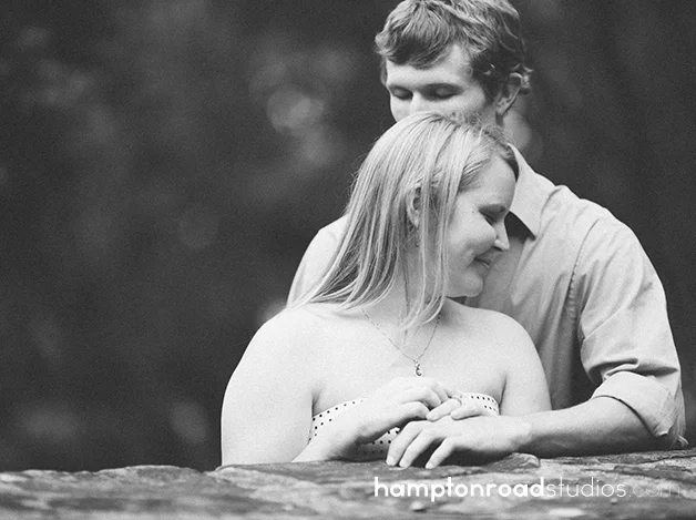 engagement leaning wall
