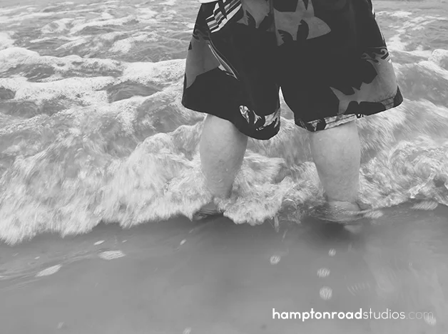 bw p standing in waves