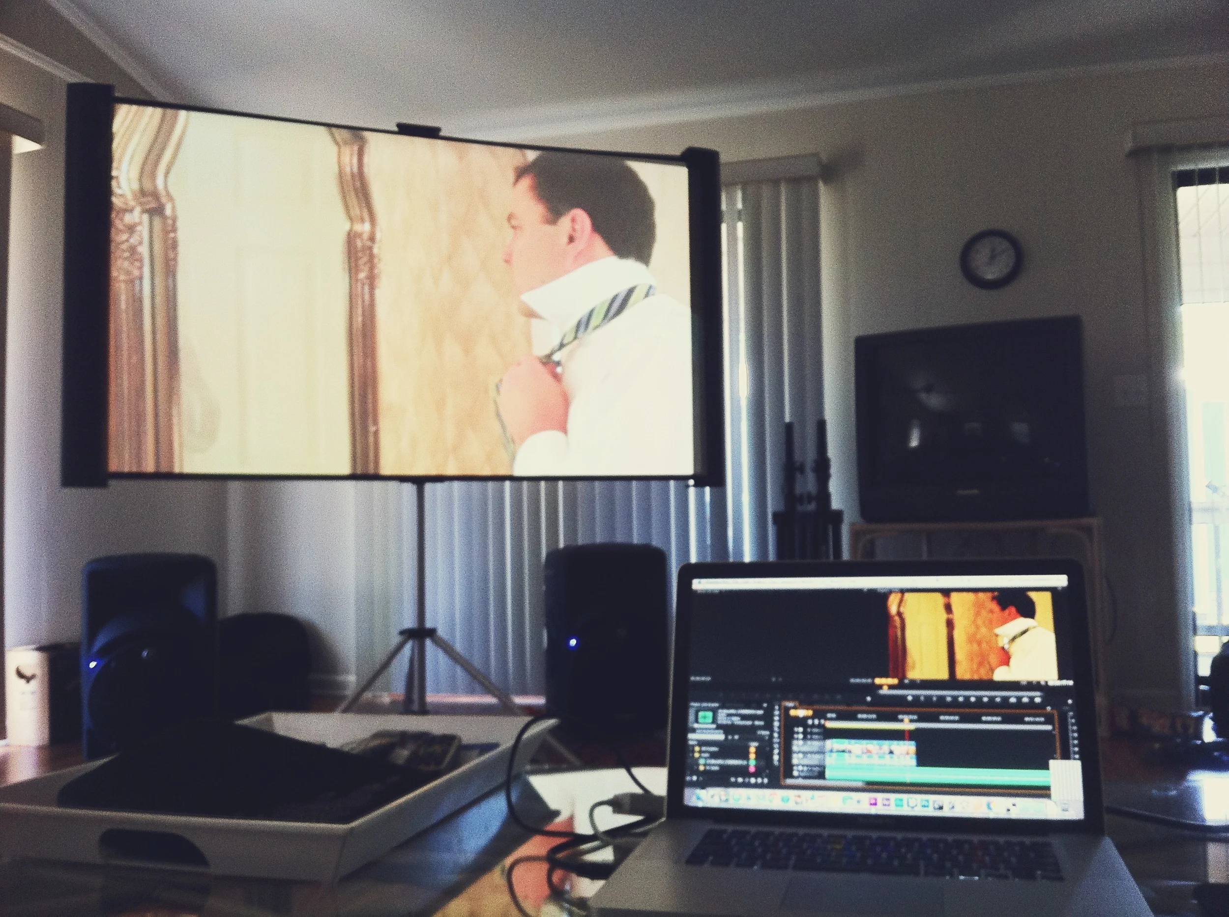 matt's editing station