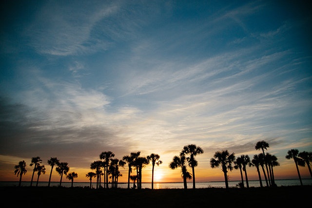 sunset at port st joe