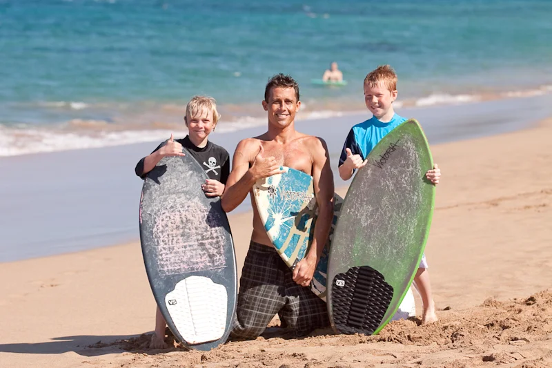 Skimboard in Maui — Skim Hawaii Maui Surf and Skim Lessons
