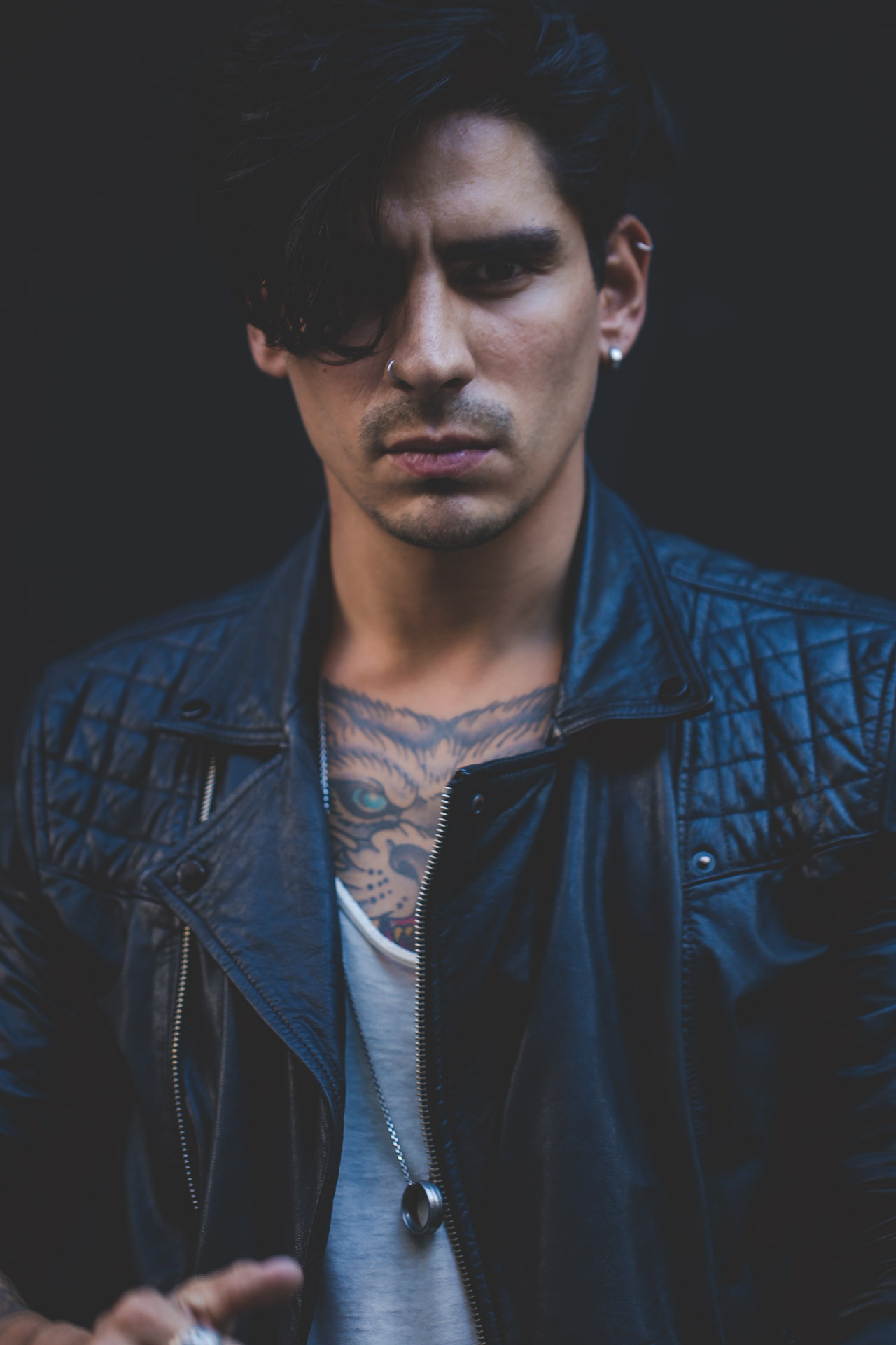 leather - tattoos - menswear