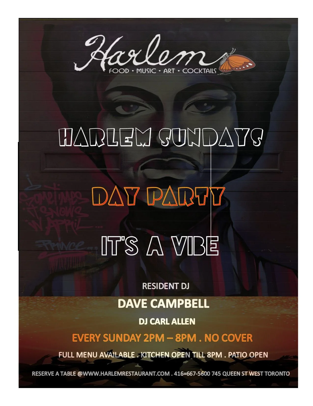 Harlem Sundays Day Party W/ Dj Dave Campbell & Carl Allen
