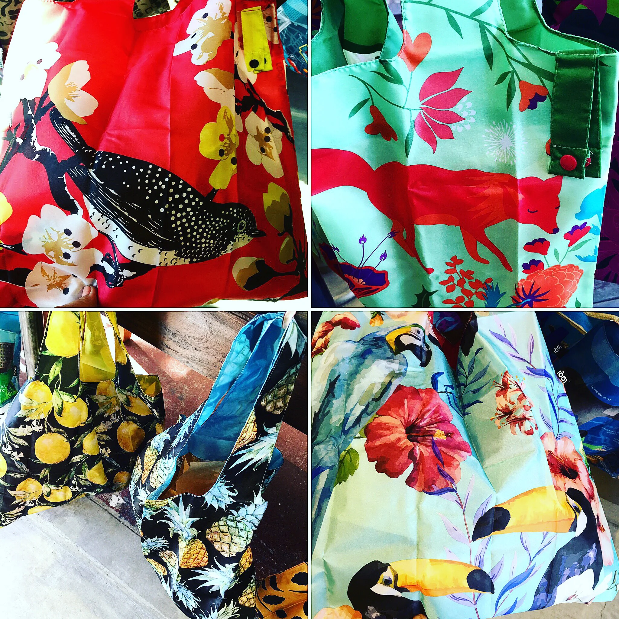Awesome bright Eco-shoppers $13
