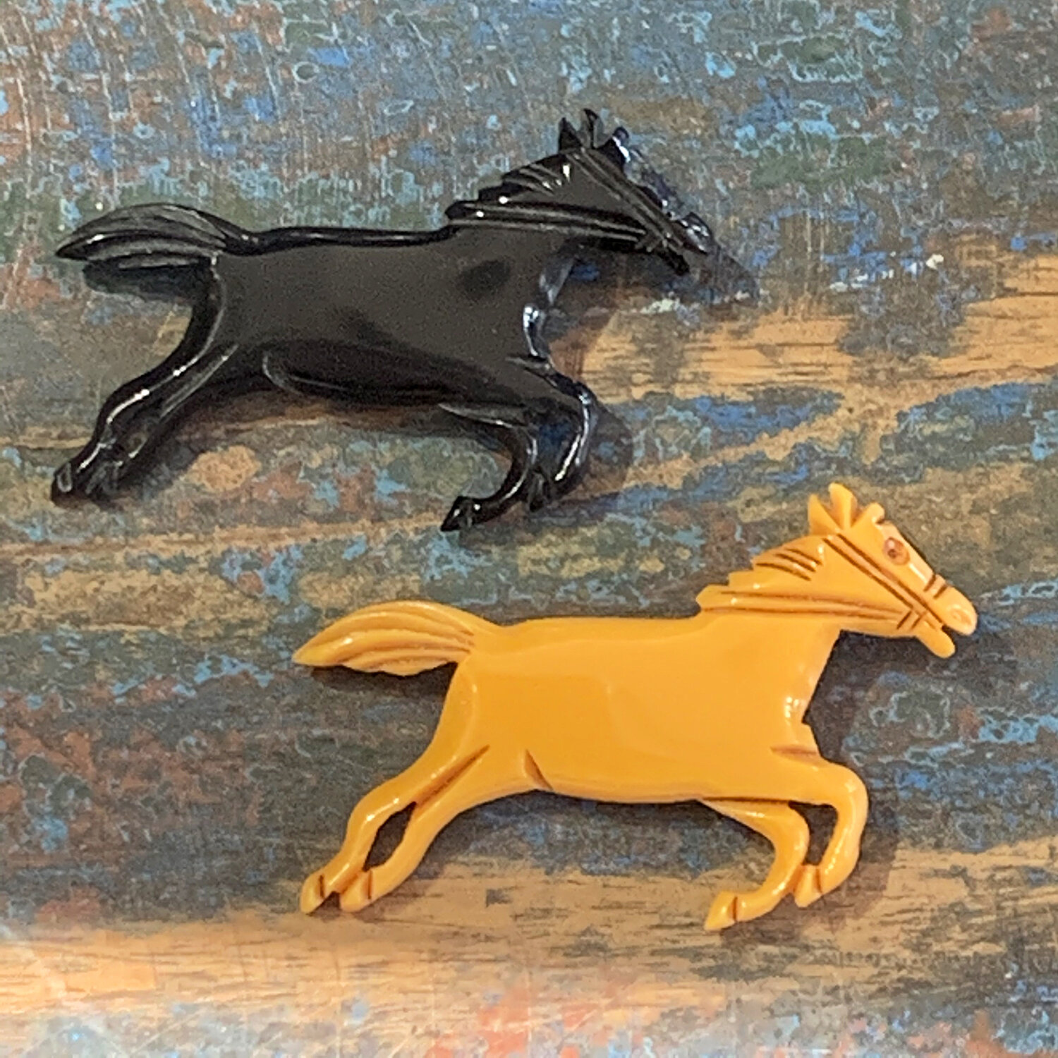 Galloping Horse Brooch