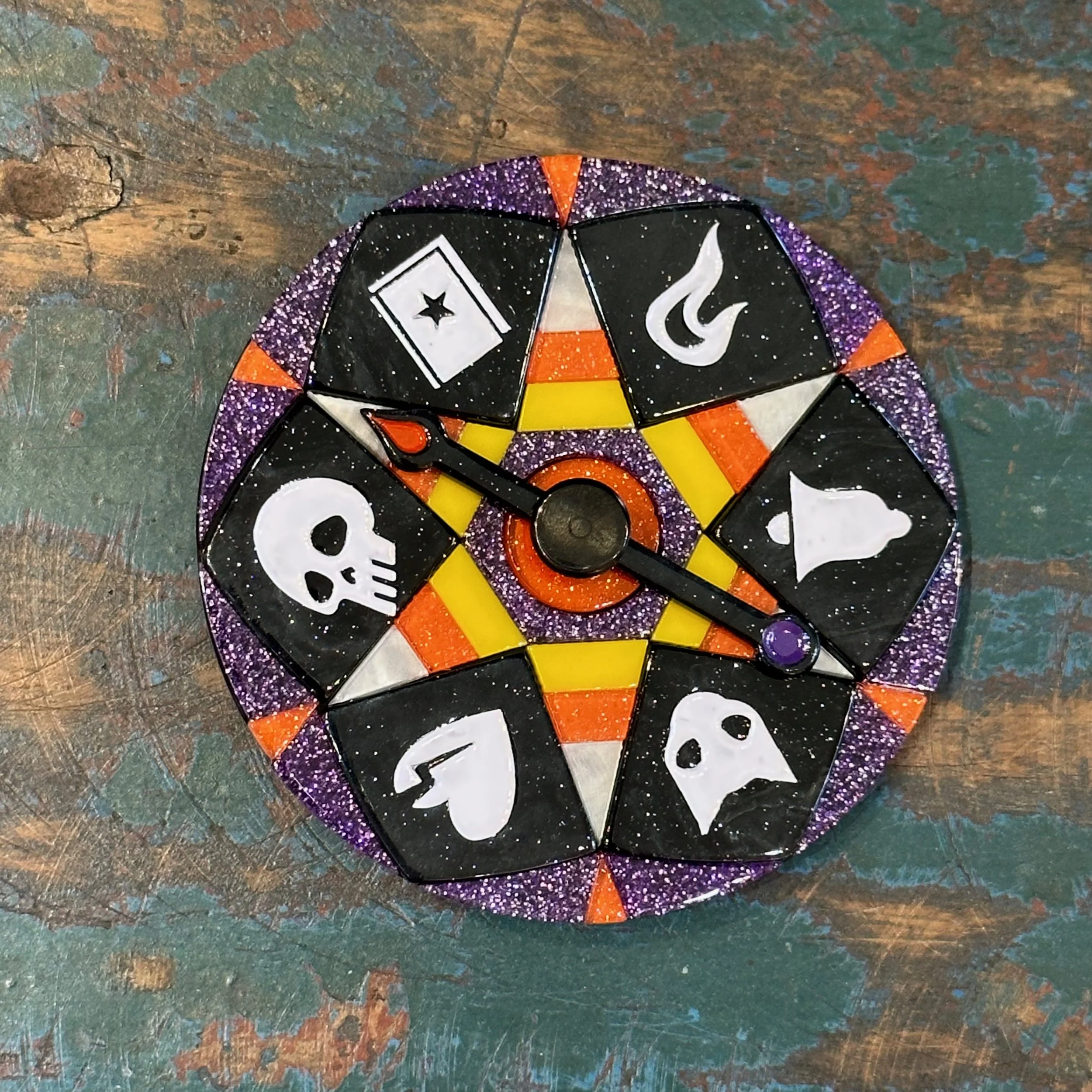 Spooky Spinning Halloween Brooch