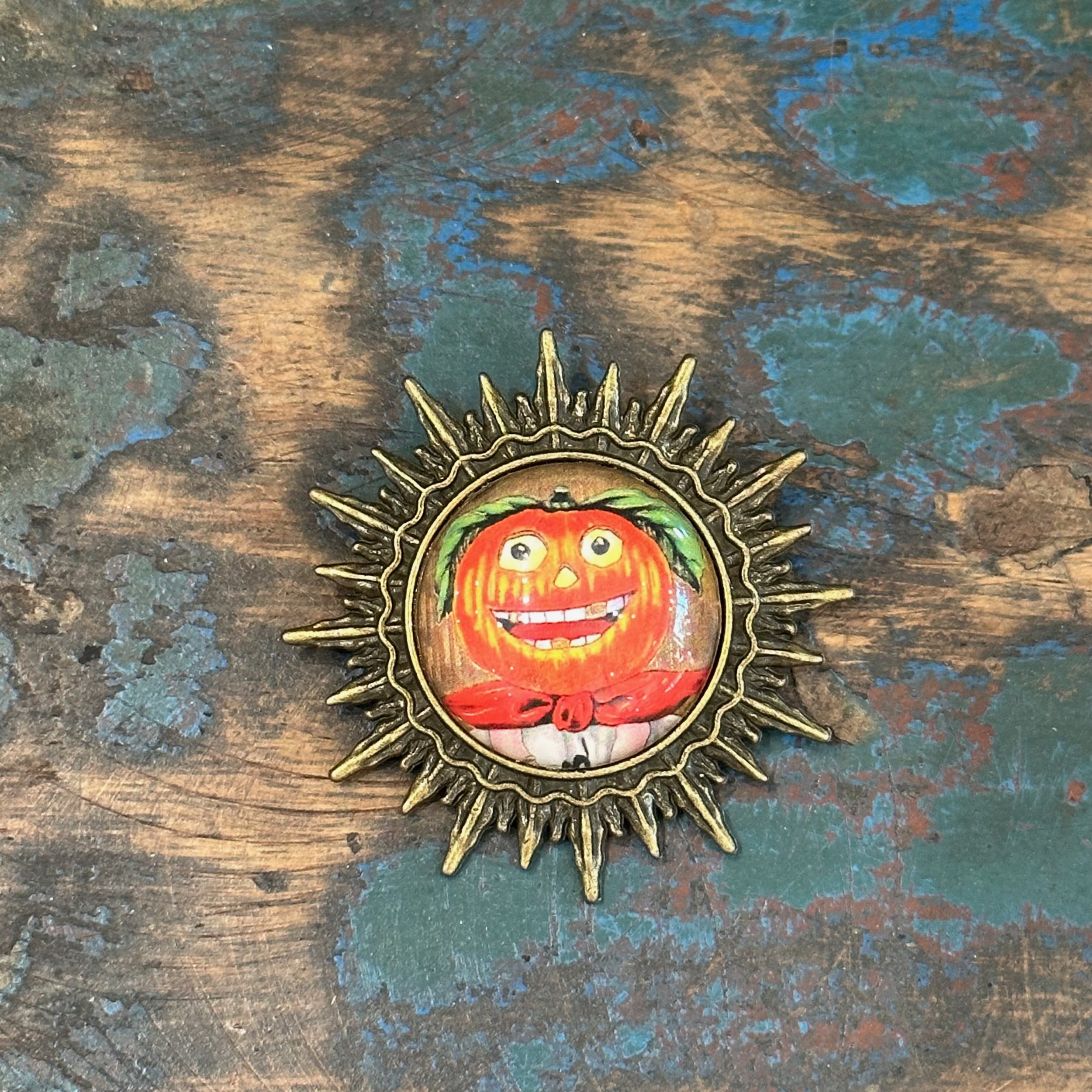 Pumpkin Girl Smiling