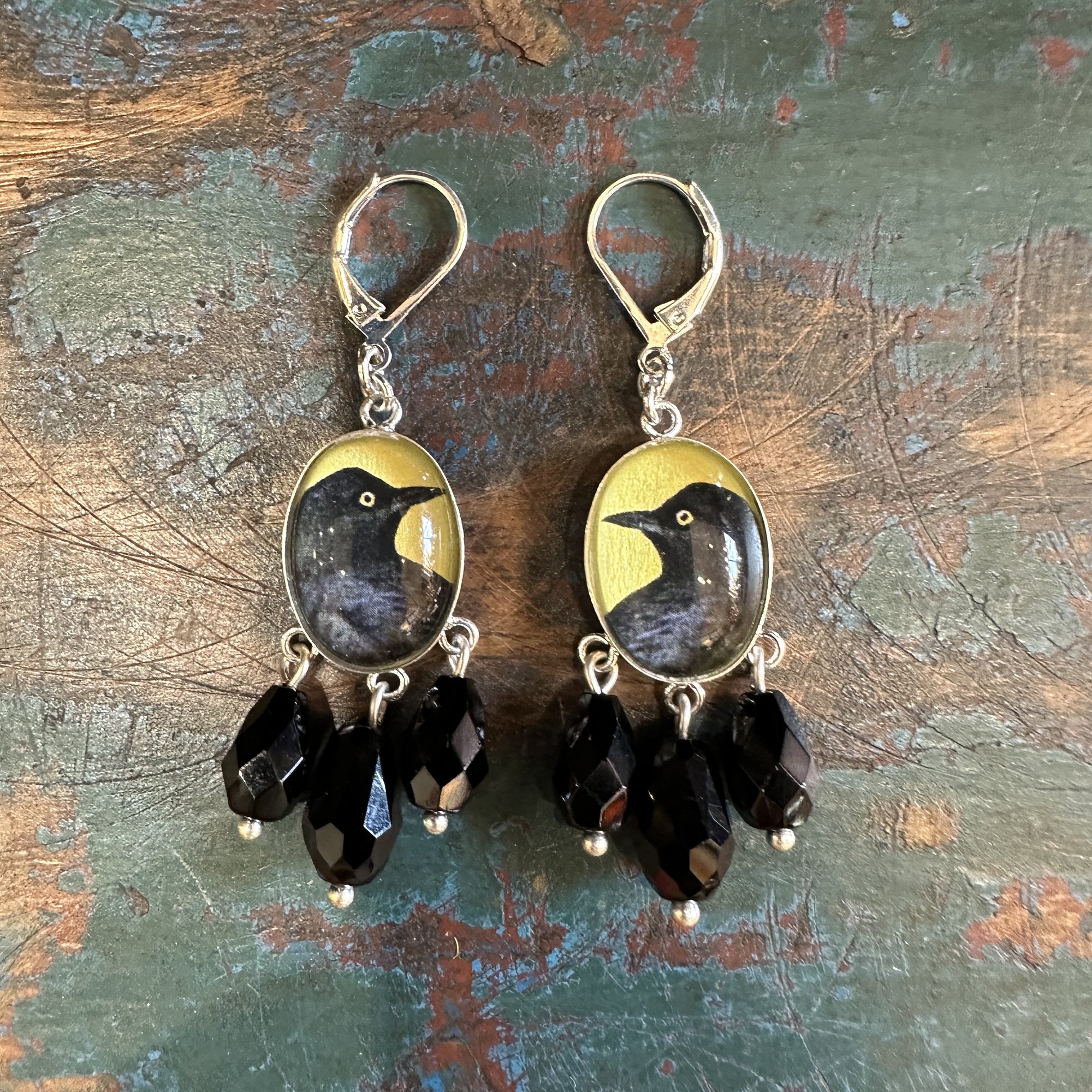 Raven Earrings
