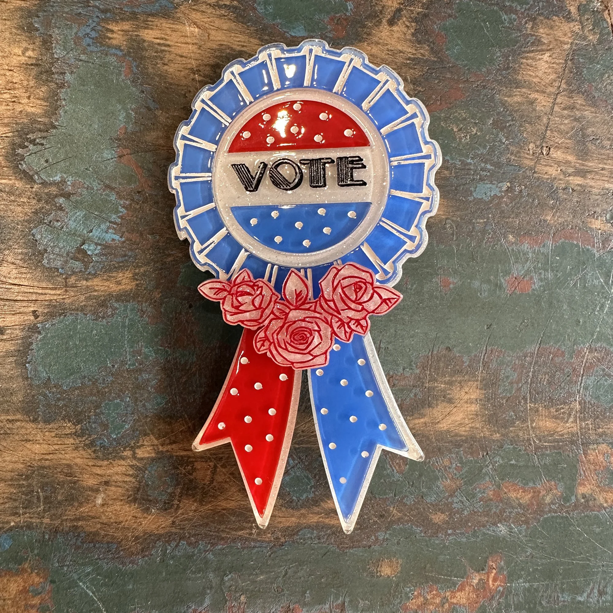 Vote Brooch