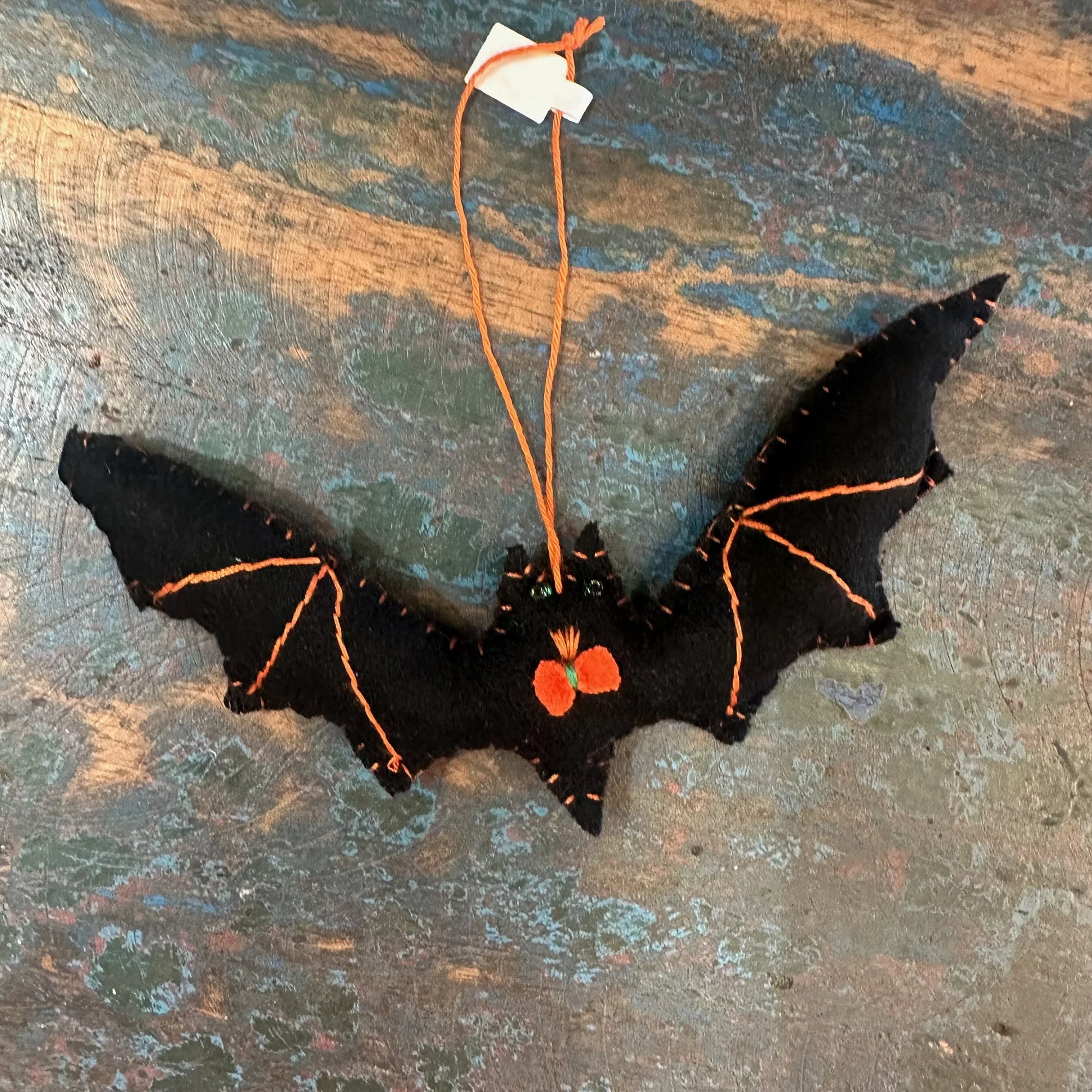 Flying Bat Felt Ornament