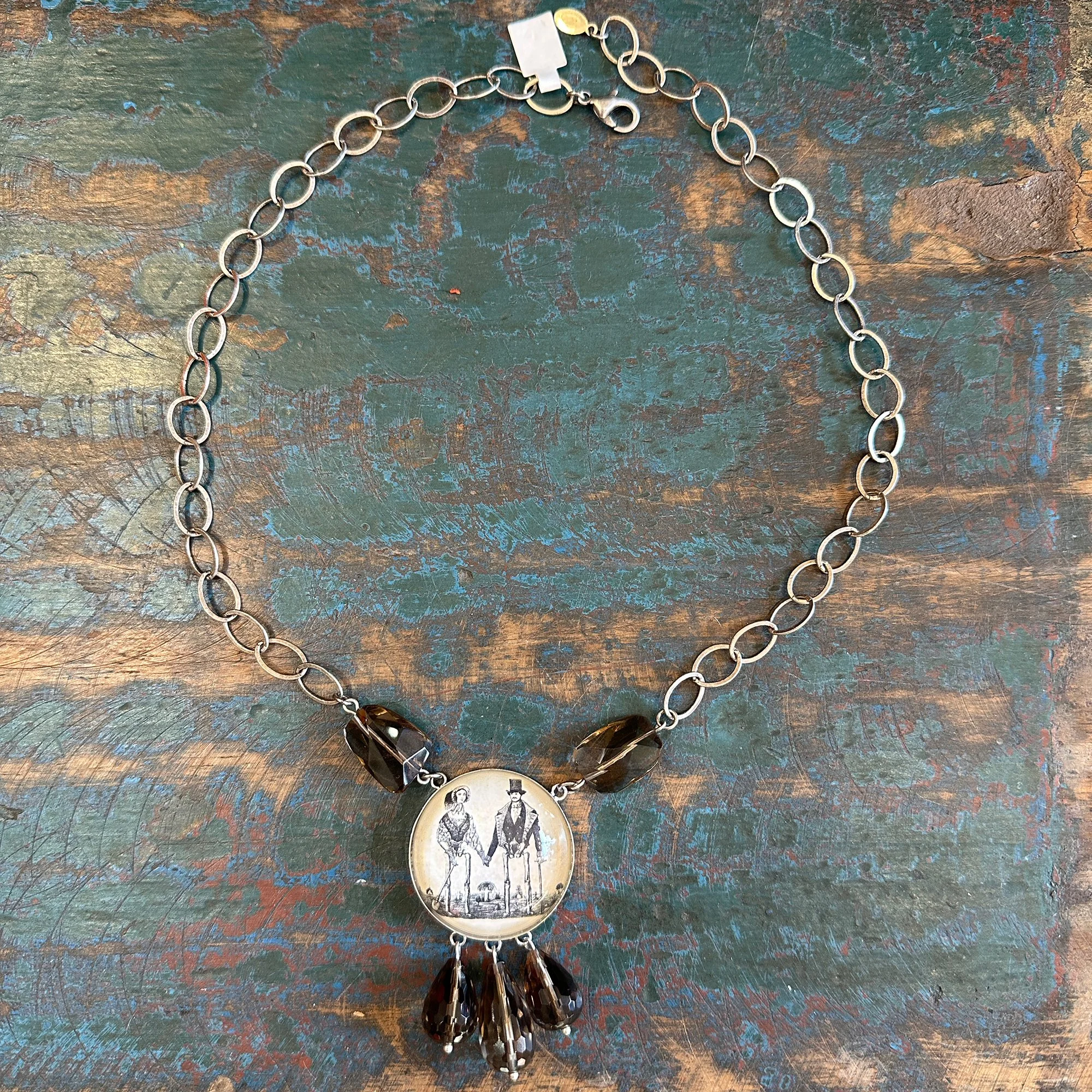 Skeleton Couple Necklace